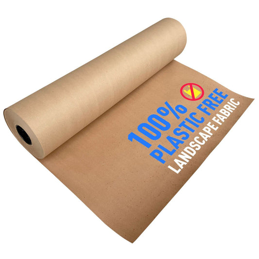 Sandbaggy Biodegradable Landscape Fabric - Garden Paper for Weeds - Paper Mulch Rolls - Made in America (3 ft x 475 ft, 1)