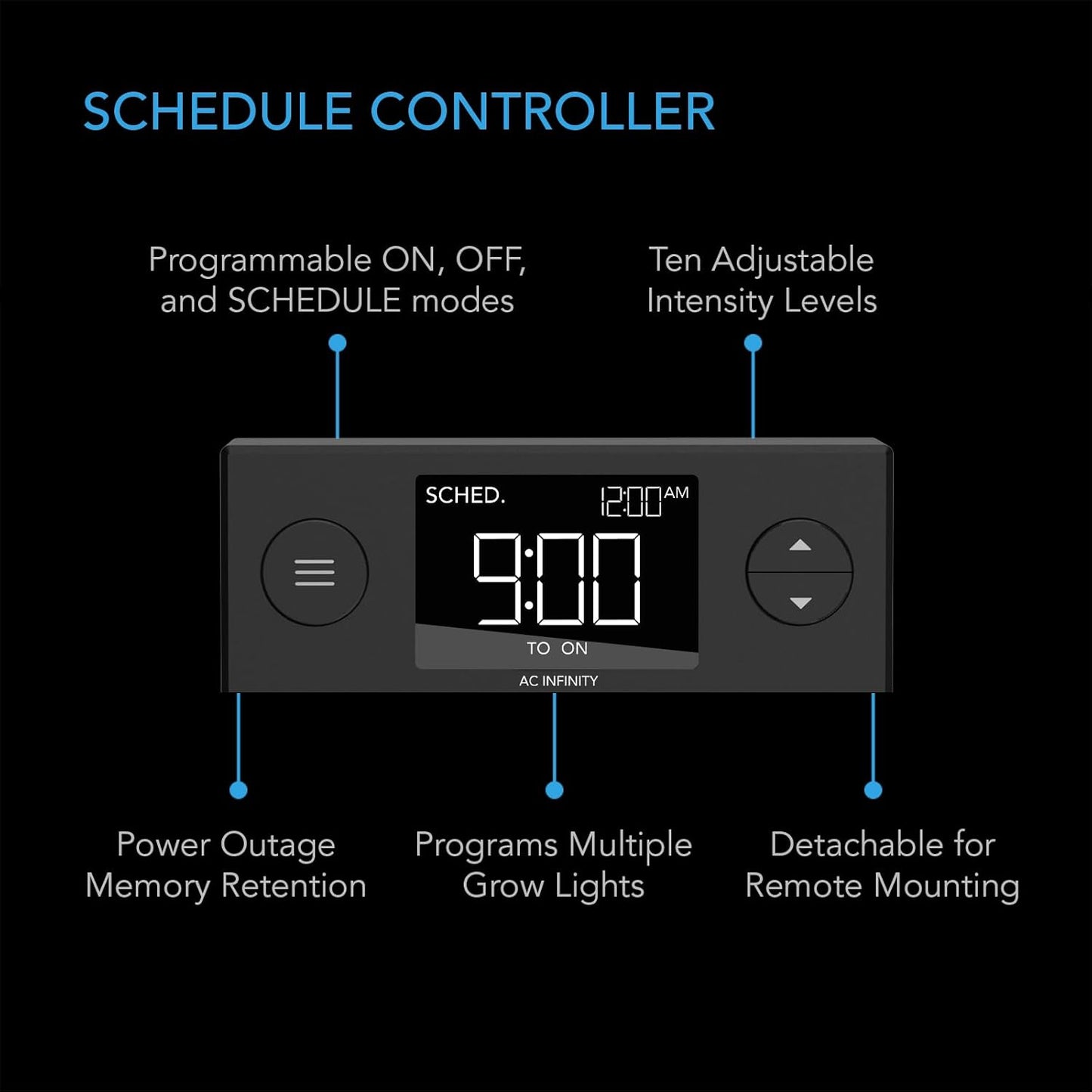 AC Infinity Heavy-Duty Humidity Dome with Full Spectrum LED Grow Light Bars, Samsung LM301H EVO Diodes, Drip Tray, 5x8 Cell Seedling Tray, 3mm Thick Dome and Vented Extension Panels, for Seed Starting