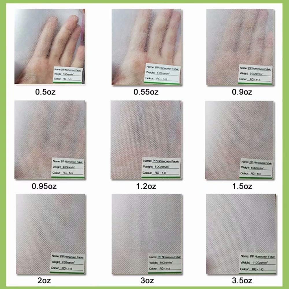 Agfabric Plant Covers Freeze Protection Row Cover 1.2oz 6'x50' Frost Blanket for Freeze Protection,Frost Cloth for Plants,White