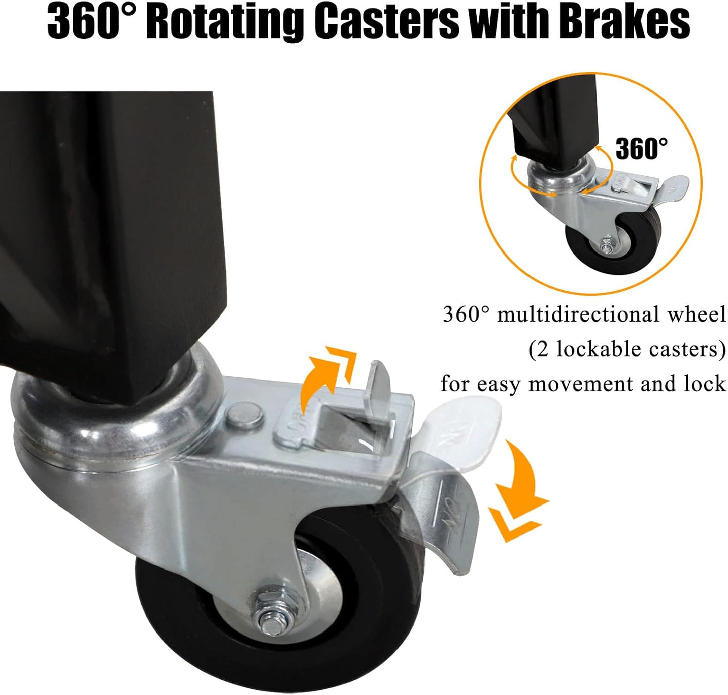 PHI VILLA Outdoor Grill Table, Elegant Grill Cart with Ceramic Wood Grain Table Top, Serving Cart with Shelves, Patio Grilling Backyard BBQ Grill Cart, Black