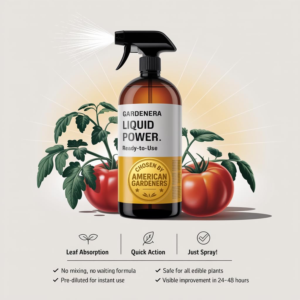 Liquid Power Pattypan Fertilizer Spray – Ready-to-Use Liquid Plant Food Mist for Pattypan – Premixed, Easy Application – Fast-Acting Formula for Growth, Roots & Yield – Indoor & Outdoor Use – 8 oz