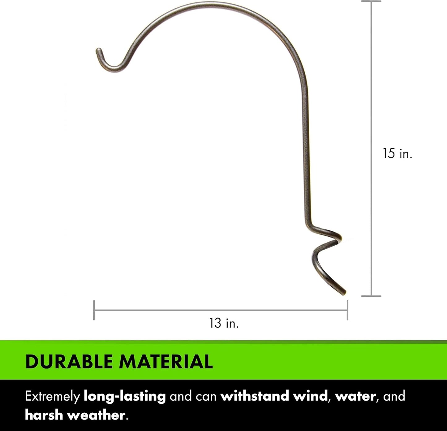 Yard Butler Yard Tree Supplies - Beautiful Home Decor for Garden, Lawn, or Indoors - Perfect for Hanging Plants, Bird Feeders, Laterns, or Wind Chimes, Tree Hook