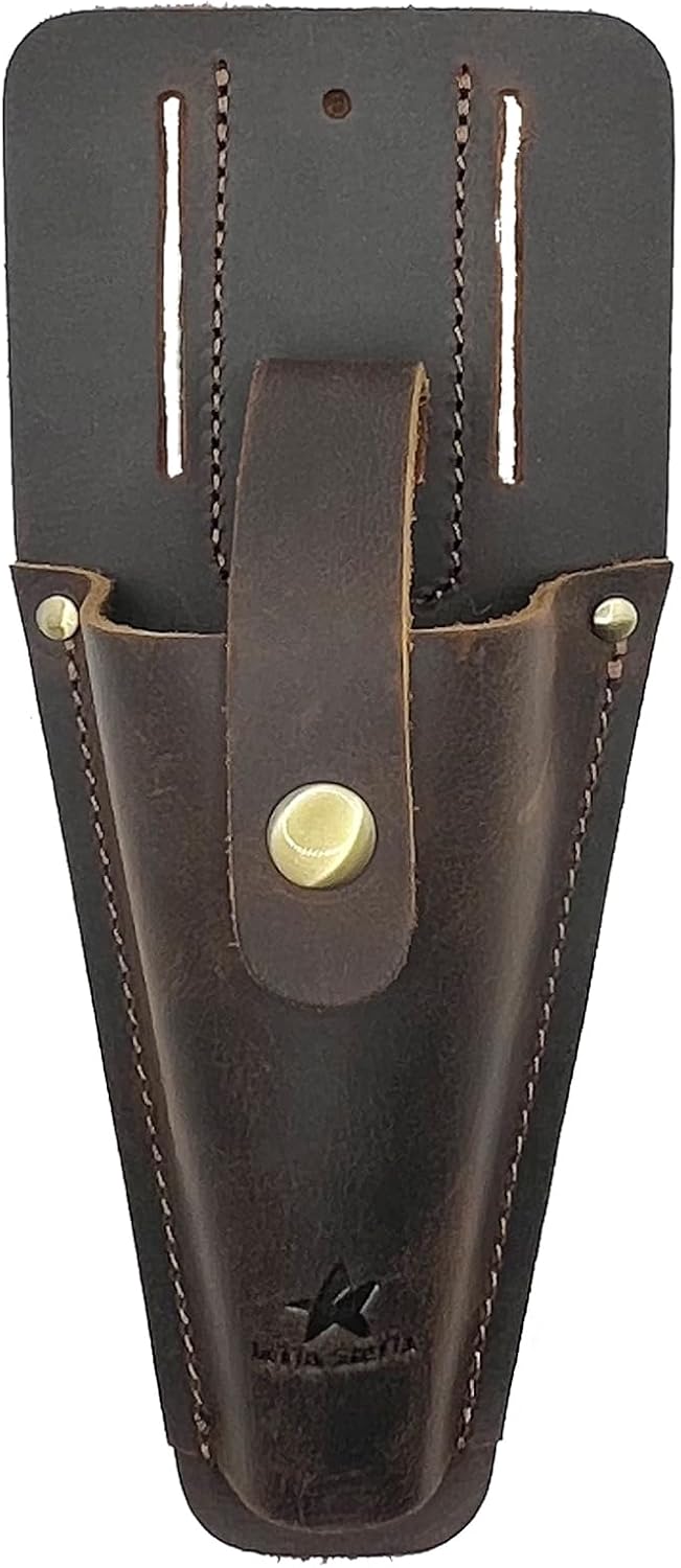 Garden Leather Pruner Sheath,Tool Holster for Gardening Pruning Shears,Durable Scissor Protector Cover