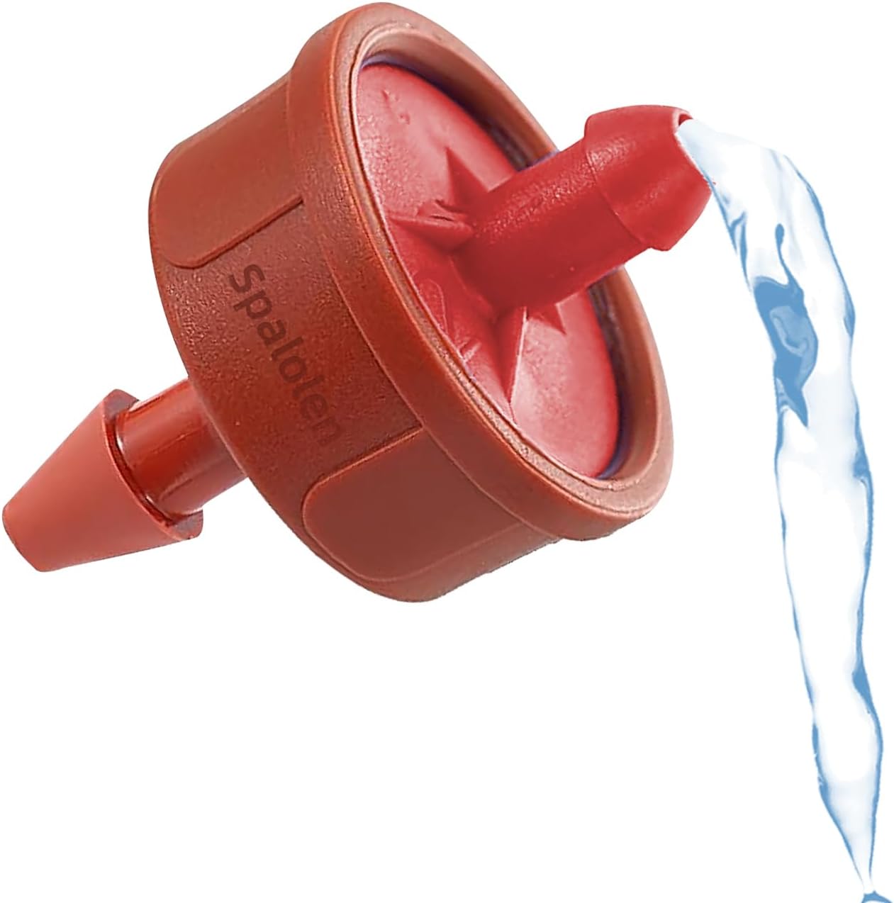 30PCS 4 GPH Pressure Compensating Drip Irrigation Spot Watering Drippers/Emitters, Self-Cleaning Constant Flow Drip Irrigation Emitters Heads Irrigation Drippers Parts for Drip Irrigation System