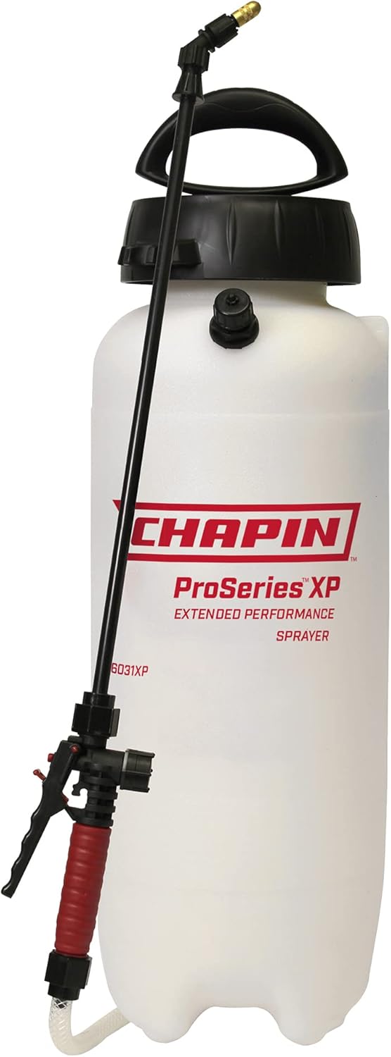 Chapin International 26031XP Chapin ProSeries Poly Sprayer for Fertilizer, Herbicides and Pesticides, 3-Ga, 20 inches, Translucent White
