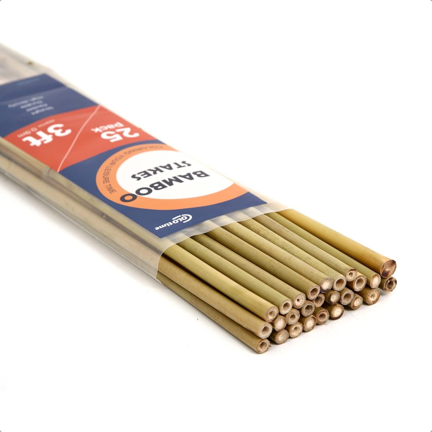 Bamboo Stakes 3FT Garden Stakes Plant Stakes for Indoor and Outdoor Climbing Plants Poles Sticks Support Tomatoes Eggplants Beans 25 Pack