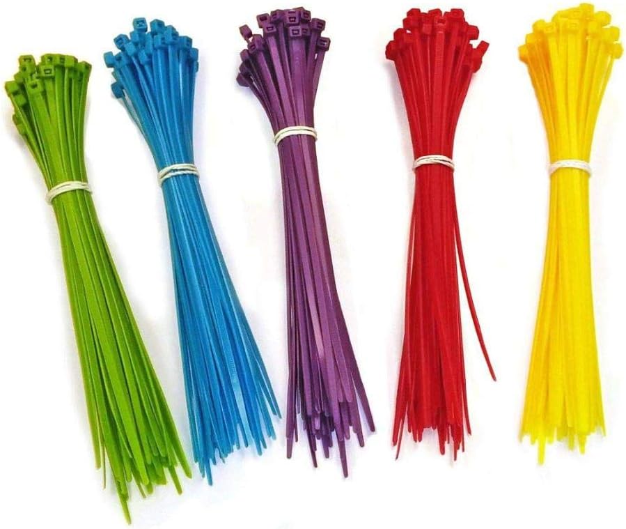 SYD 4 Inch length, 18lb Small size Self Locking Nylon Cable Zip Ties -1000 Piece (Blue)