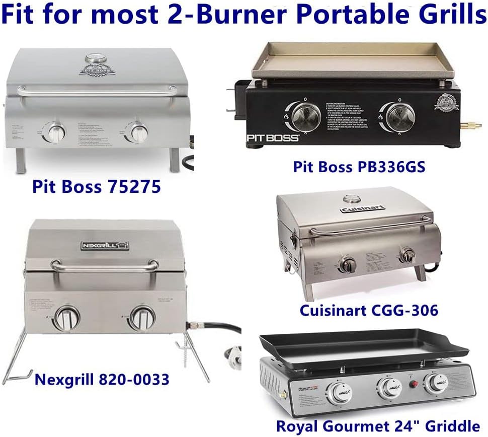 Heavy Duty 24 Inch Grill Cover Compatible with Cuisinart CGG-306, Royal Gourmet 24’’ Tabletop Griddle PD1301R/ PD1301S, Ninja OG751, Compatible with Pit Boss 75275 & PB336GS