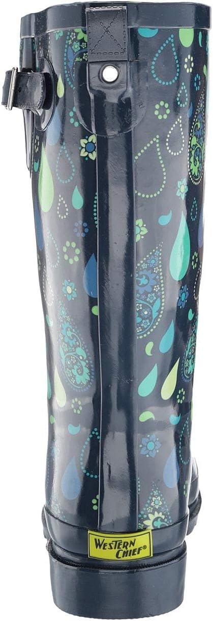 Western Chief Women's Tall Waterproof Rain Boot Outdoor Garden Shoes