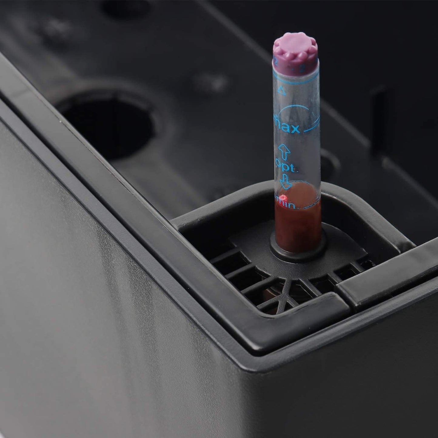 GardenBasix Self Watering Planter Pots 7.5 x 20 inch Indoor Outdoor Home Garden Herb Flower Pot for Hanging Railing Balcony Tabletop (Black,7.5''x 20'')