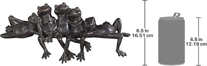 Lazy Daze Knot of Frogs Sill Sitters