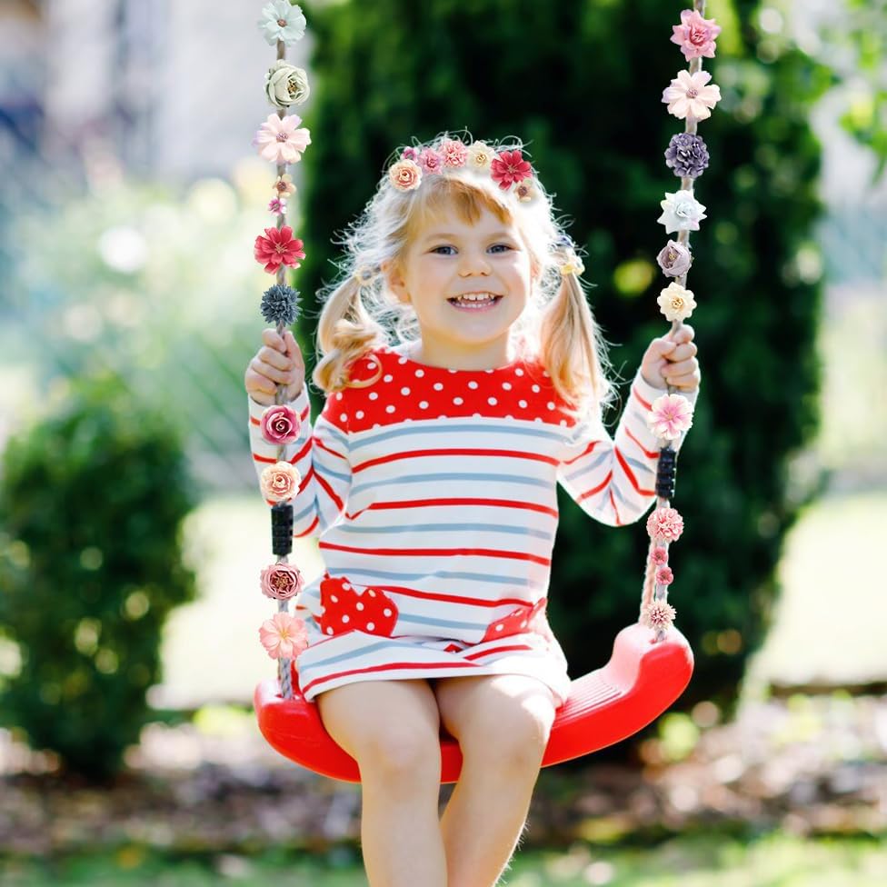 Faux Flower Heads Small Silk Artificial Flower DIY Fake Mini Flowers Rose Daisy Multicolor Flowers Craft Supplies for Wedding Party Wreath Graduation Season Party Home Decor