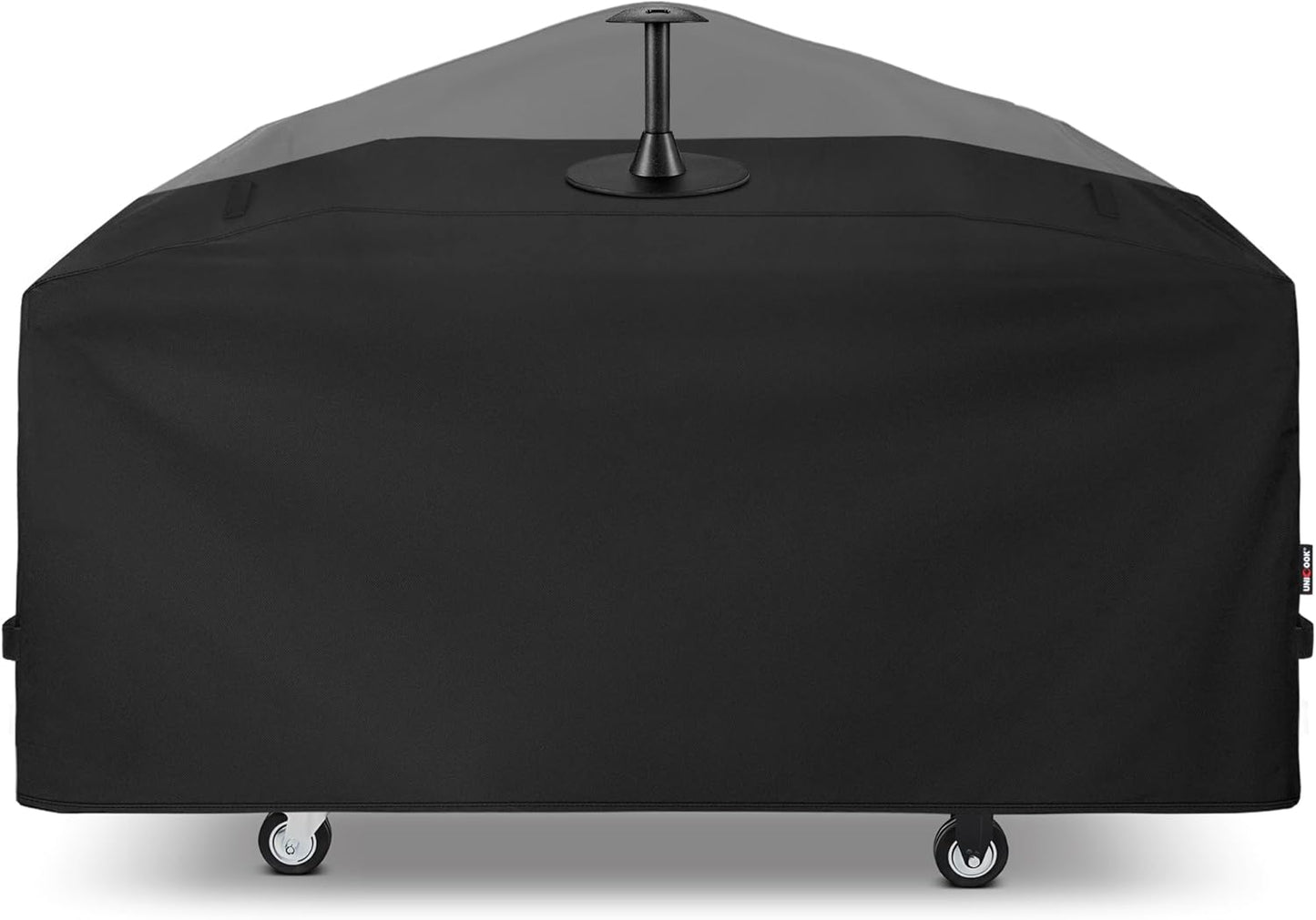 Unicook 75 Inch Griddle Cover for Blackstone 36 Inch Cooking Station with Hood, Large Flat Top Grill Cover with Sealed Seam, Heavy Duty Waterproof, Includes Support Pole