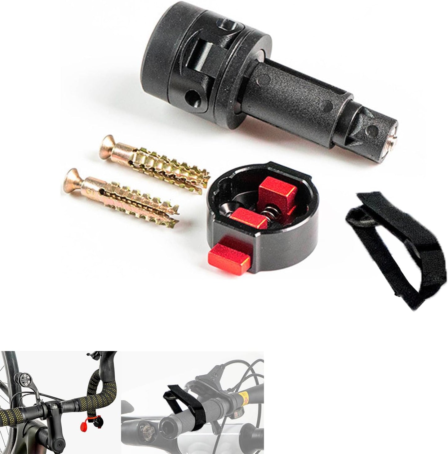 Road Bike Wall-Mounted, Swivel Bike Rack, Snap-on Bike Wall Mount, Garage Bike Rack, Wall Mounted Bike Rack, Space Saving Wall Mounted Bike Rack Black(Highway model)