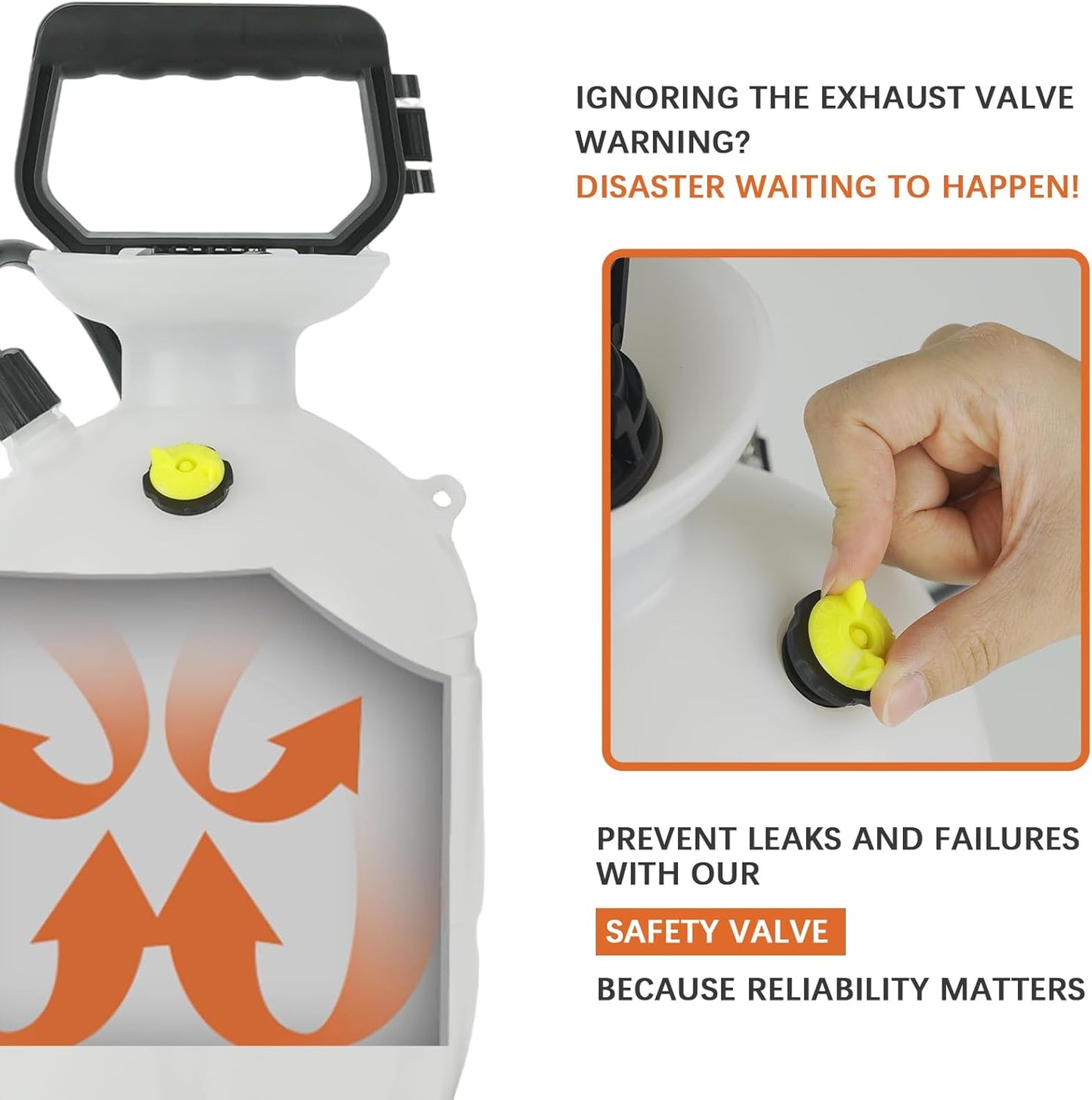 1 Gallon/3.78L Pressure Sprayer - Multi-Use Pump Mister for Garden, Lawn & Home with 2 Nozzles, Shoulder Strap & Gloves - Ideal as Weed, Plant & Water Sprayer