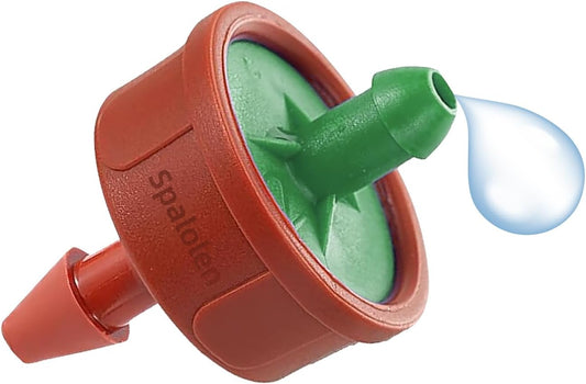 30PCS 0.25 GPH Pressure Compensating Drip Irrigation Spot Watering Drippers/Emitters, Self-Cleaning Constant Flow Drip Irrigation Emitters Heads Irrigation Drippers Parts for Drip Irrigation System