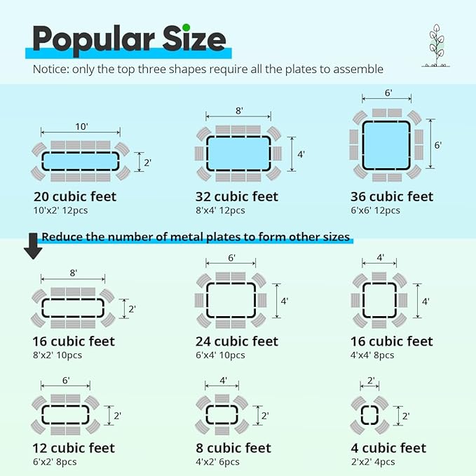 Quictent Galvanized Raised Garden Bed Kit, 8x4x1 ft Oval Metal Planter Box for Vegetables, Rubber Strip Edging Included (Dark Gray)
