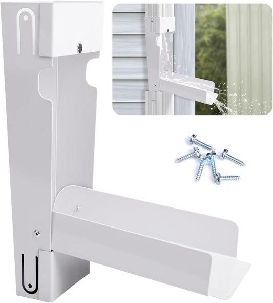 EBaokuup Rainwater Collection System, Rain Barrel Diverter Catching Collection System, Stainless Steel Raindrop Rainwater Colander Fits 2" x 3" Standard Downspout