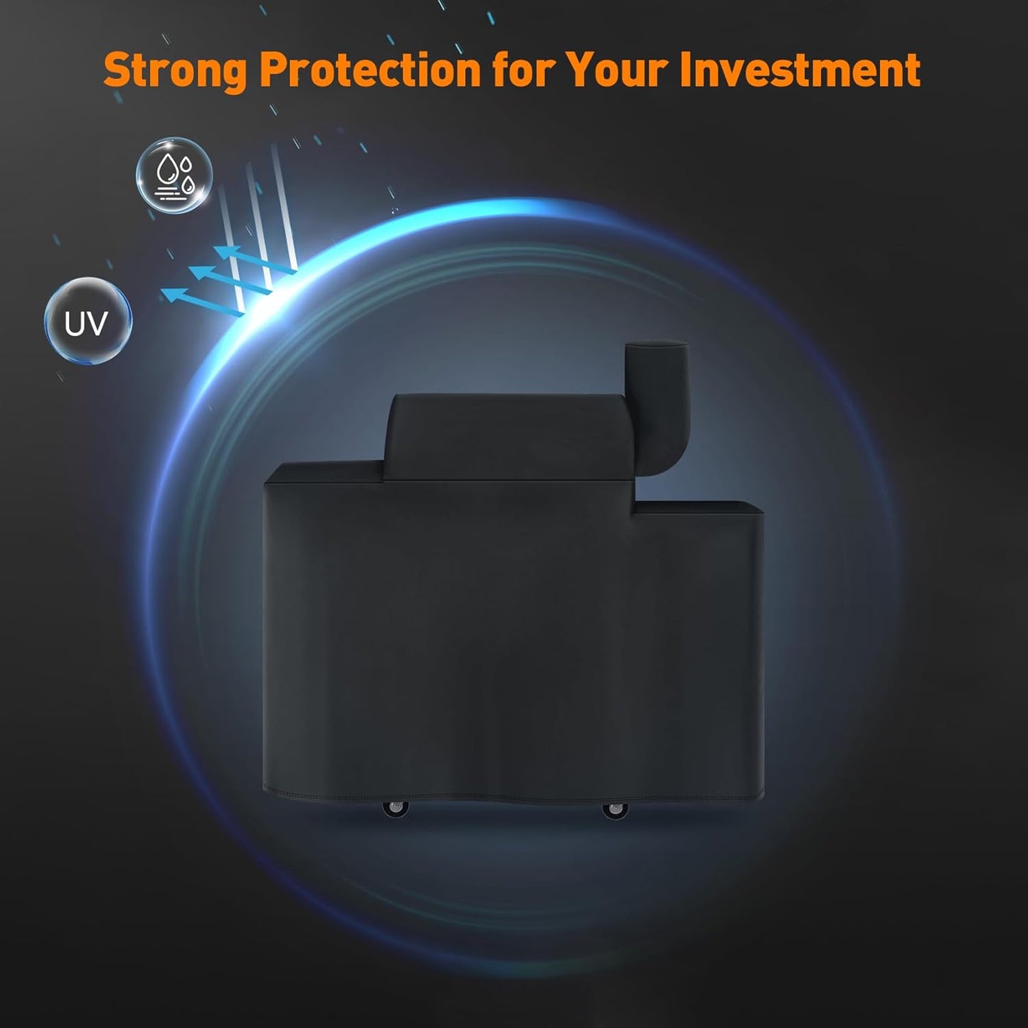 ZBXFCSH Heavy Duty Replacement Grill Cover Compatible with Z Grills 1000 Series 1000D/10002B Pellet Grill and Smoker