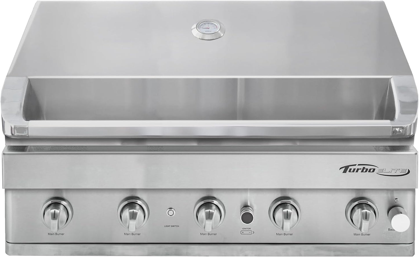 Turbo Elite 38-inch 4-Burner Built-In BBQ Gas Grill - Propane