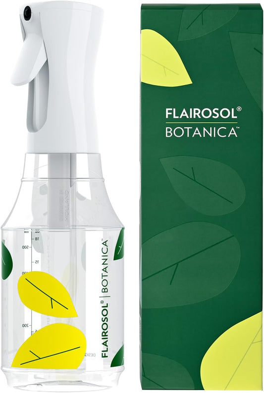 FLAIROSOL Botanica Plant Mister Spray Bottle, 24oz / 700 ML Water Spray Bottle for Plants, Continuous Ultra Fine Mist, Leakproof Refillable Mist Sprayer for Gardening, Flowers, Houseplants
