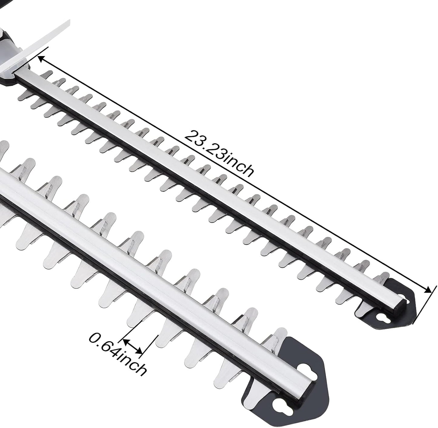 LIGO 20V Cordless Hedge Trimmer | 21" Laser-Cut Blade for Thick Branches | 2.0Ah PowerShare Battery | 4.5 lbs Ultra-Light with Low Vibration | Fast Charger Included