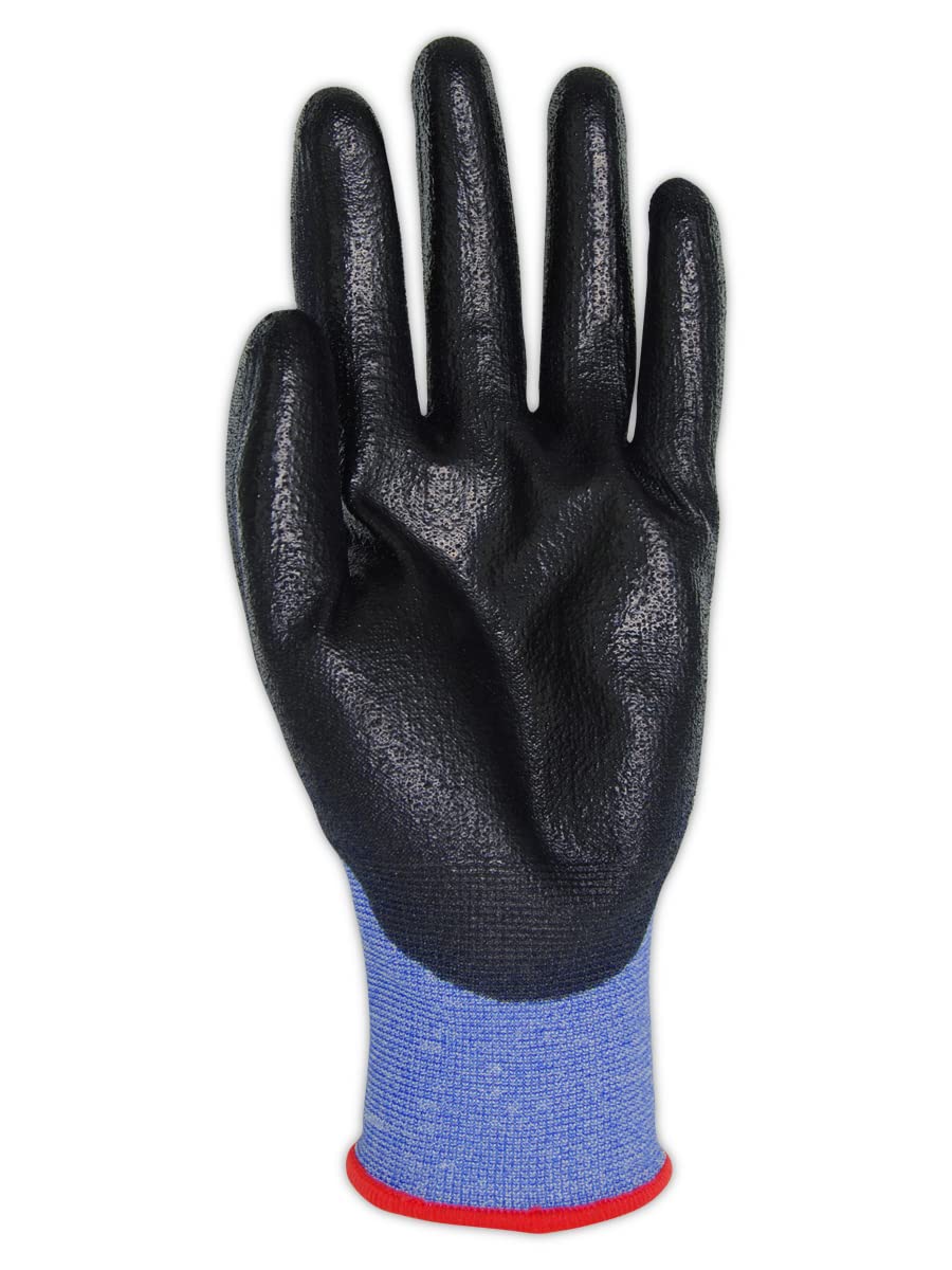 MAGID D-ROC ANSI A4 AeroDex Polyurethane Palm Coated Work Gloves, 1 Pair, Size 6/XS, GPD482