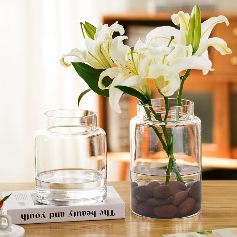 5 lbs Red River Rocks, 2-3 Inch Large Pebbles for Indoor Plants, Decorative Rocks Stones for Landscaping, Vases, Aquariums, Fountains, Pathways, Backyard and Garden