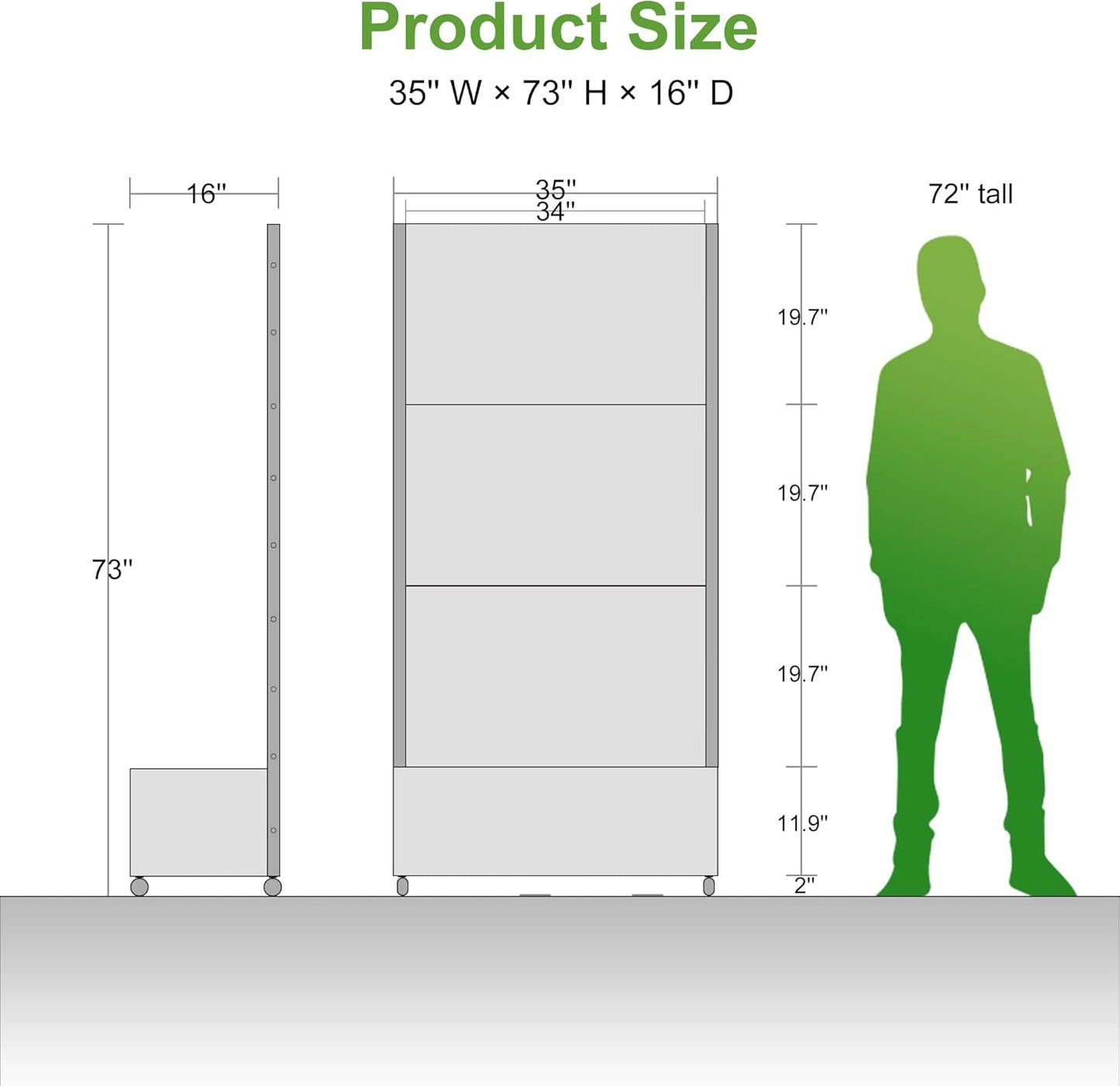 Lumioca 71"x35"x16" Metal Raised Garden Bed with Trellis, Trellis with Planter Box for Backyard Patio Balcony Climbing Plants, Black Harold