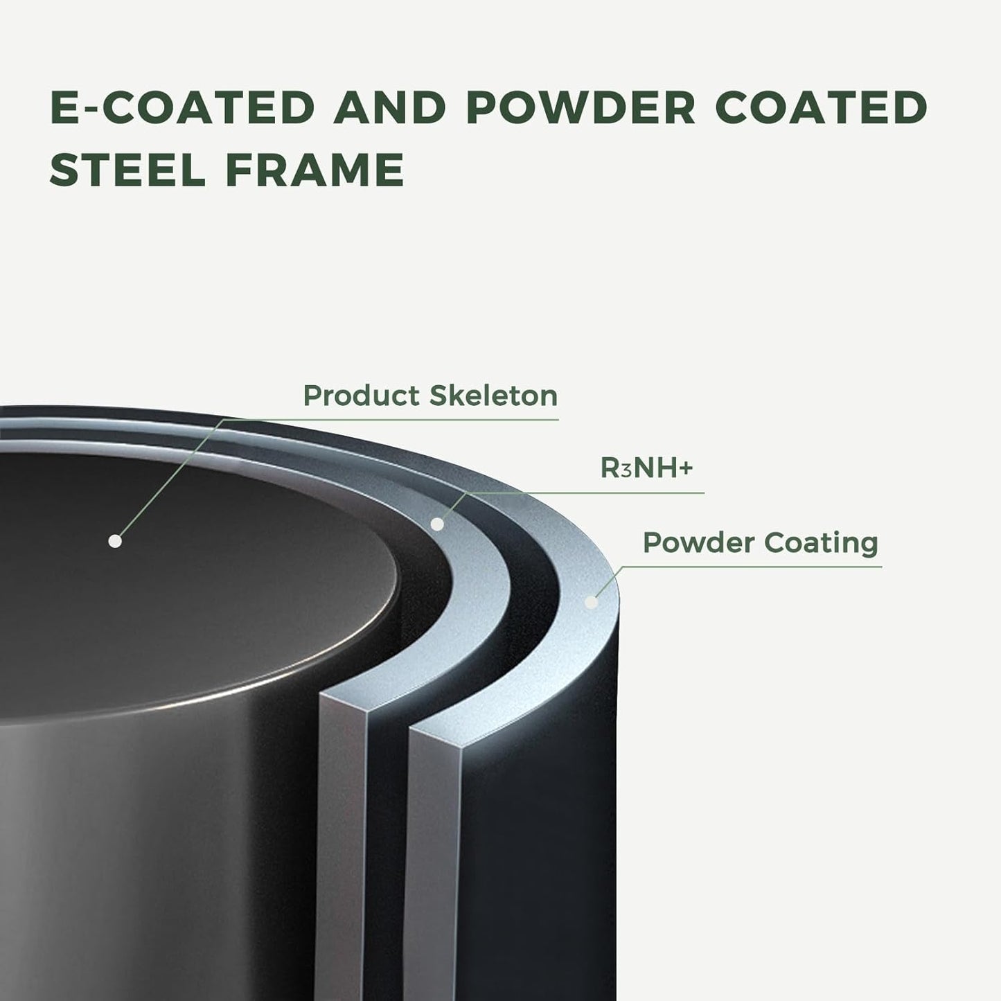 Grand patio 50" Outdoor Bench Garden Bench with Armrests Bench for Outdoors Lawn Yard Porch Black