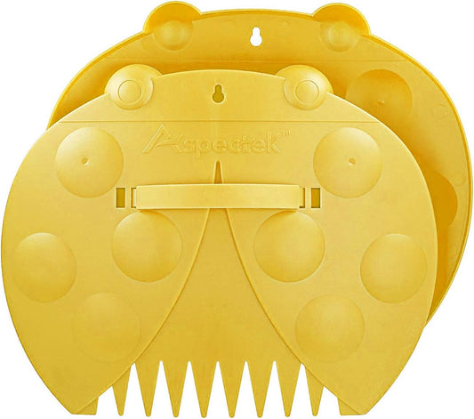 GardenHOME Garden and Yard Leaf Scoops/Hand Rakes with Adjustable Handles Large Sized Multi-use for Leaves, Lawn and Trash Pick-Up, Yellow