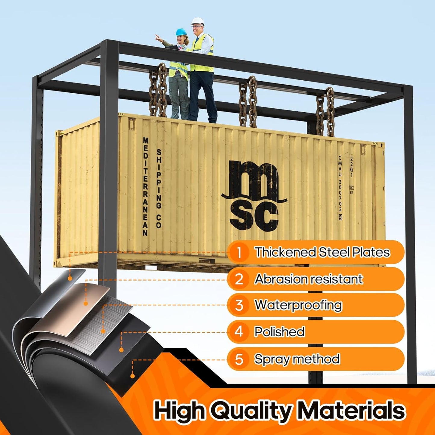 Garage Shelving Heavy Duty,5 Tier Adjustable Metal Shelving Storage Rack,Storage Shelves,48" Wx20 Dx72.2 H,Industrial Shelving Unit for Basement,Warehouse,Garage Organization.4 Pack