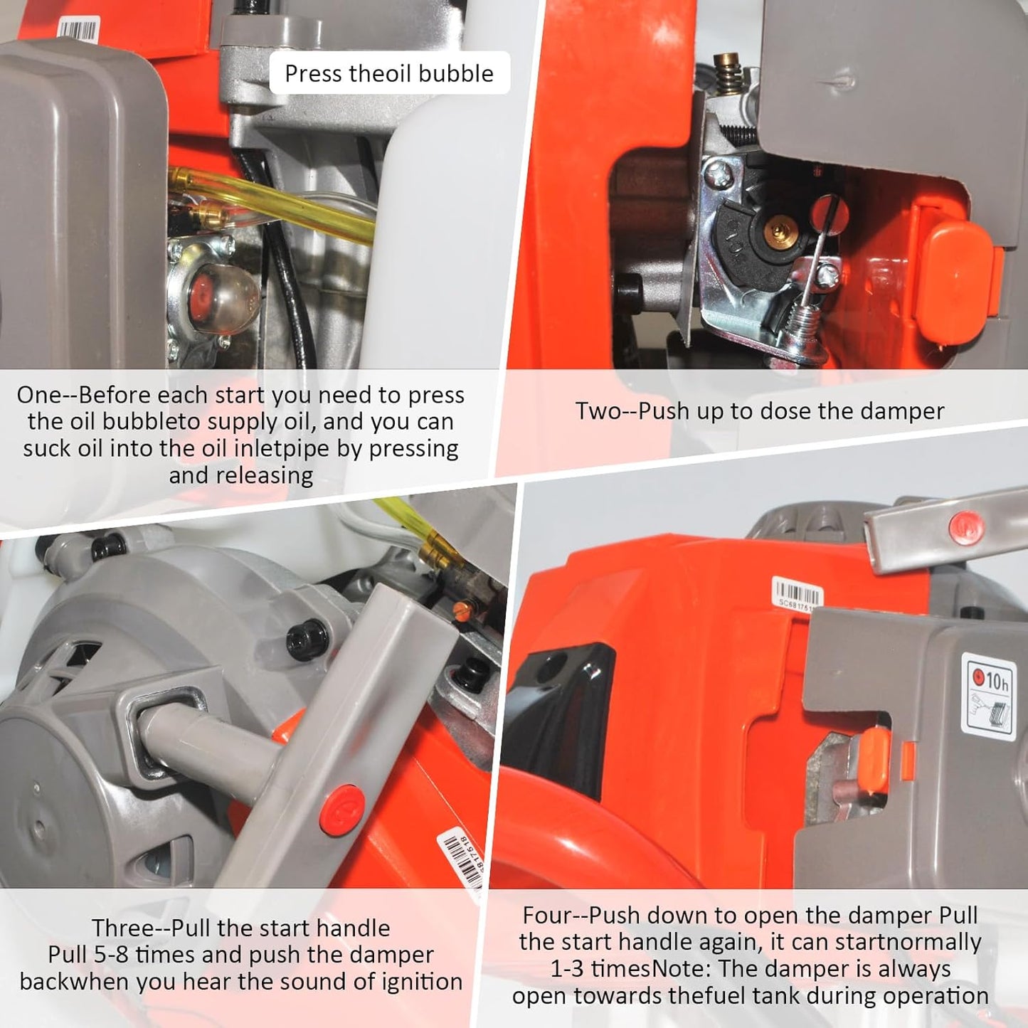 85cc 4HP Post Hole Digger Gas Powered, Gas Earth Auger/Ice Auger, with 3 Drill Bits 4"/8"/12" + 2 Extension Bar, One Man Earth Auger for Planting Fence, EPA Compliant Post Hole Auger