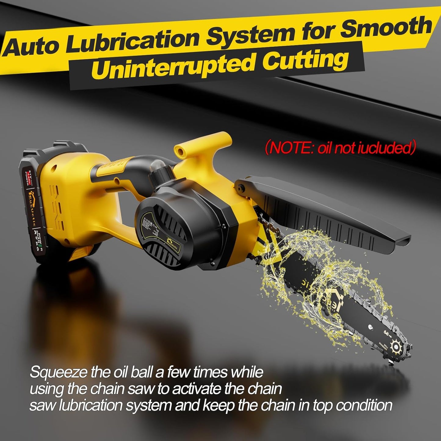 Cordless Pole Saw 3-in-1 with 6&8 Inch Mini Chainsaw, Battery Powered Electric Pole Saw for Tree Trimming with 2×4.0Ah Battery, Lightweight, Up to 14 FT Extendable Pole Saw for Home & Garden & DIY