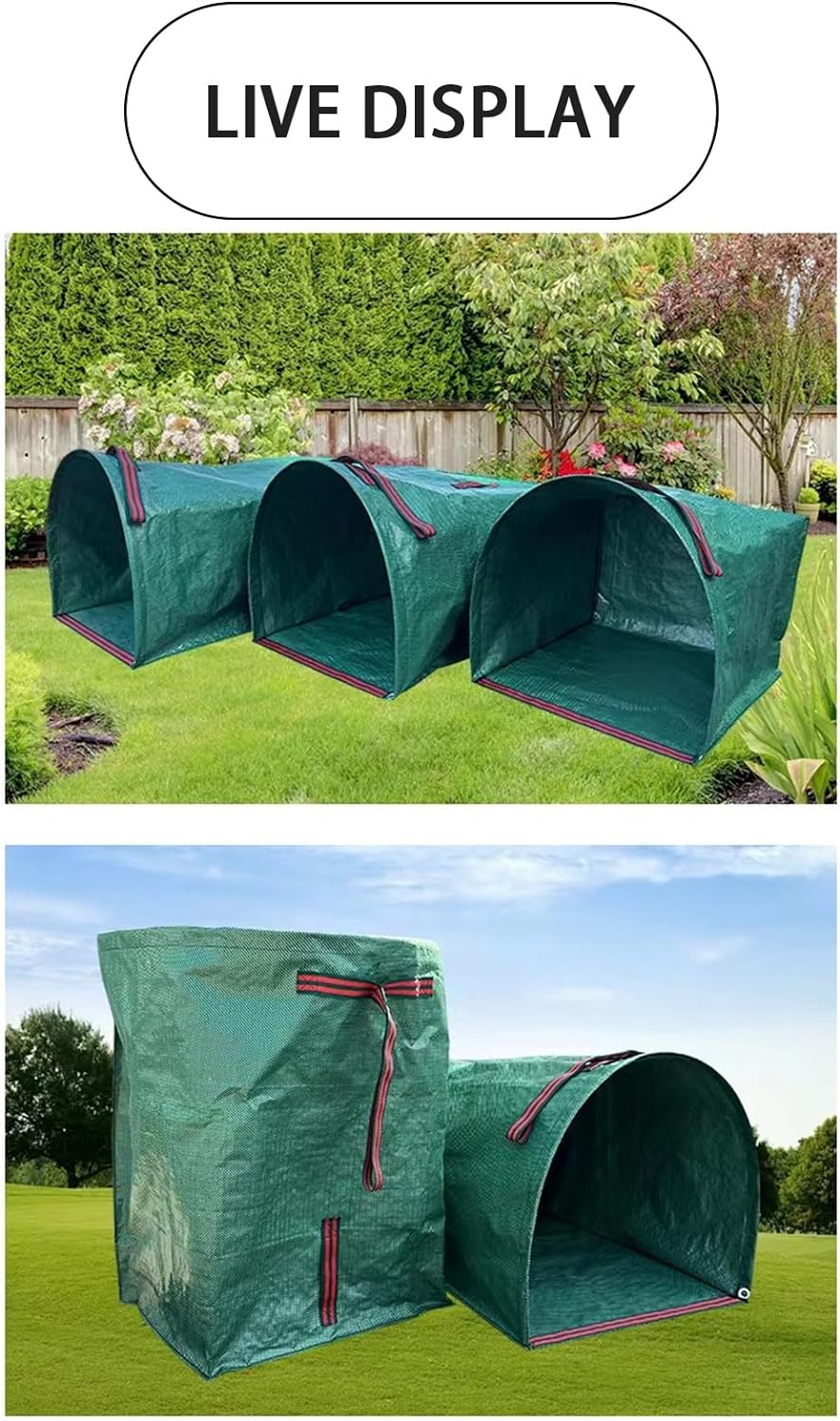 Leaf Dustpan, Leaf Collector, Large Yard Dustpan-Type Lawn and Leaf Bags Reusable, Leaves Collector, Garden Bags for Leaves, Debris, Grass, Clippings, Lawn Trash 71Gallon