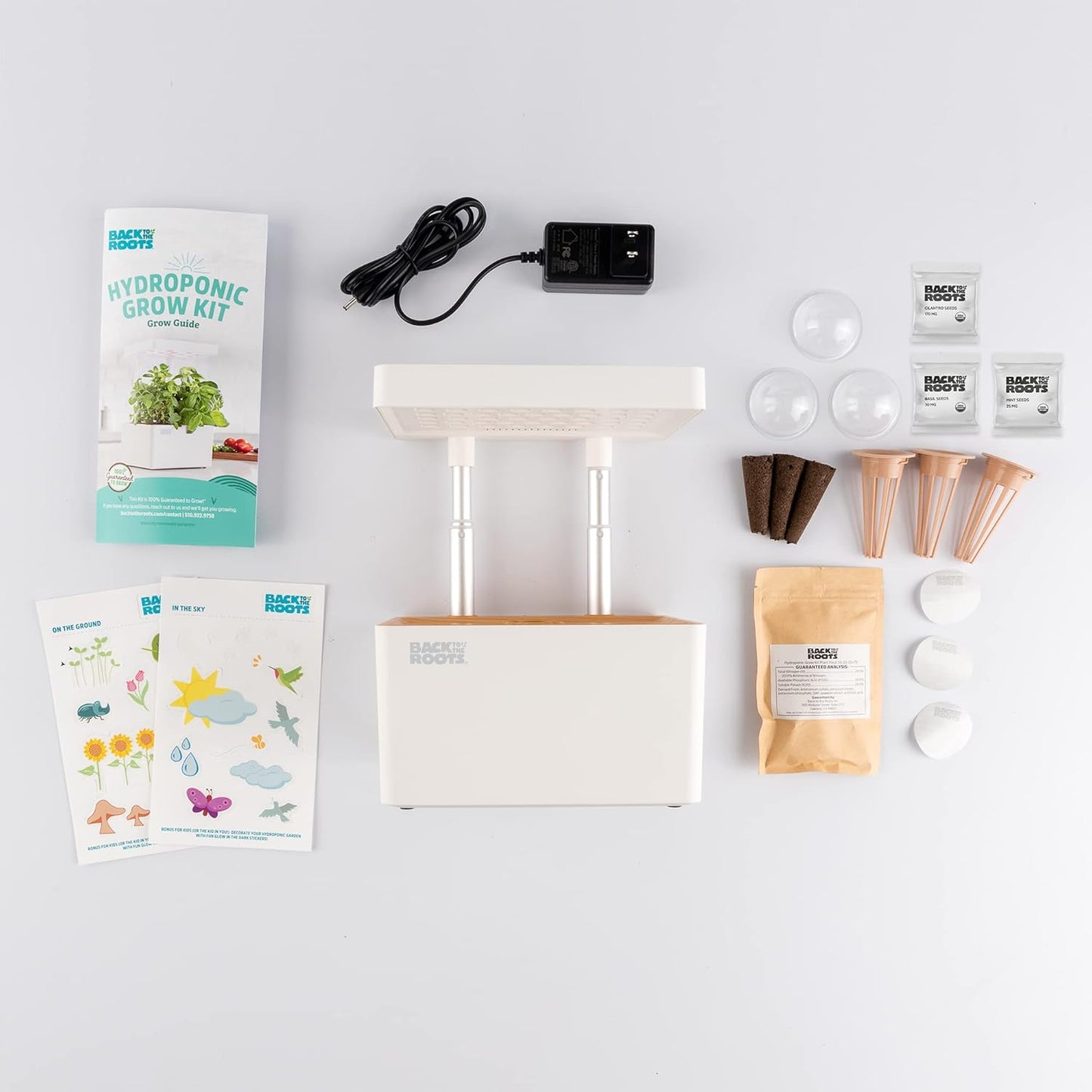 Back to the Roots New Hydroponic Grow Kit, LED Indoor Garden