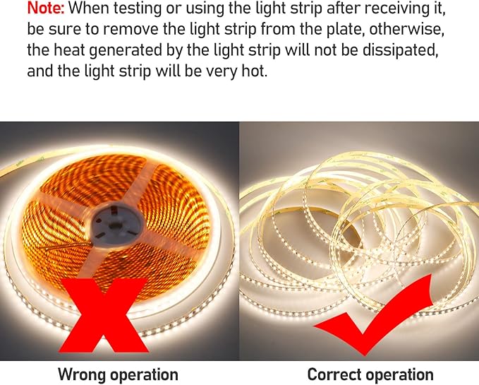 24V 65.6ft/20m LED Strip Light Natural White 4000K 2400LEDs High Brightness 12000LM SMD2835 Flexible No-Waterproof IP20 LED Tape for Kitchen Backyard Hallways Stairs Decoration(No Power Supply)