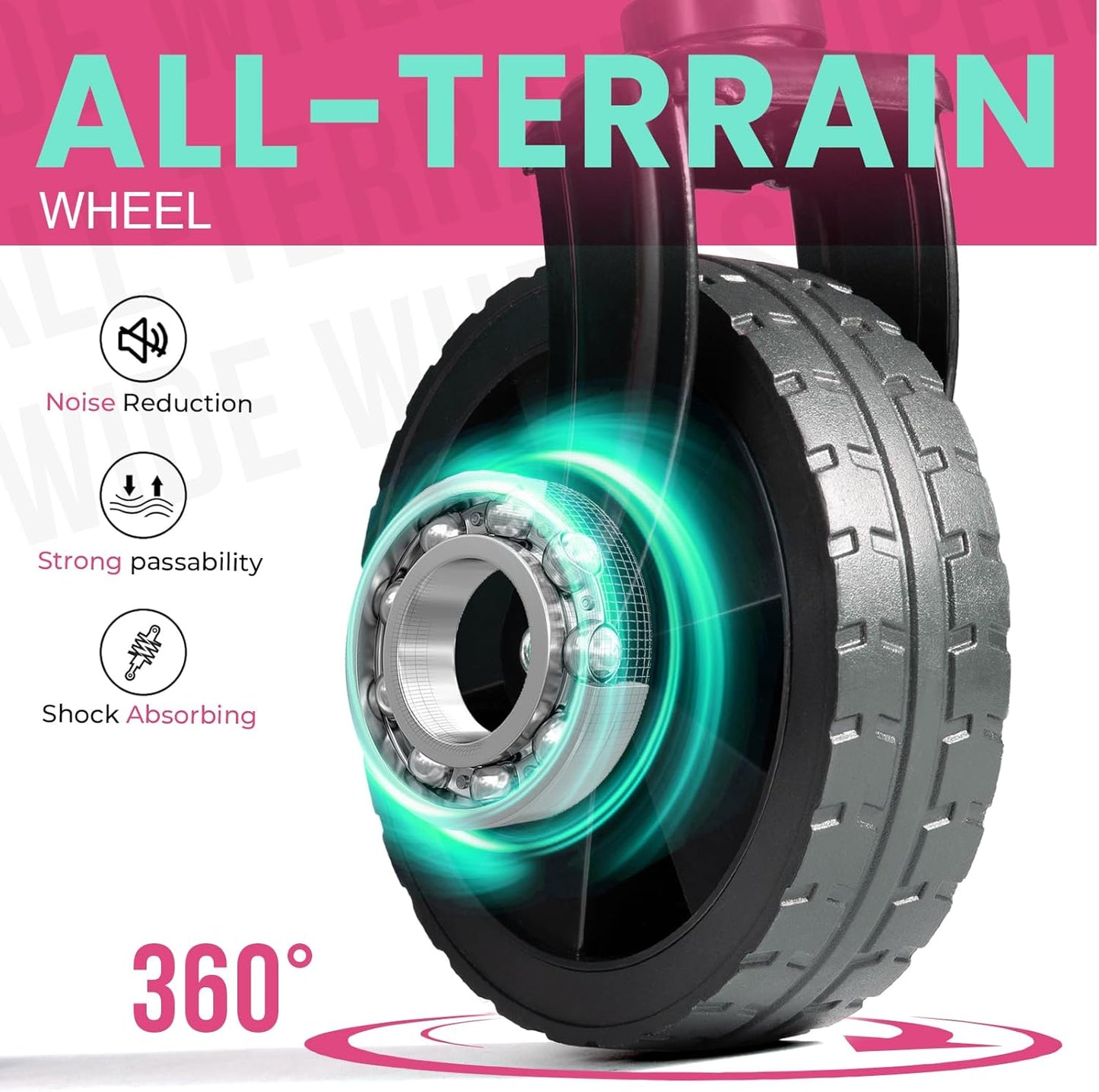 OVERMONT Collapsible Wagon with Tailgate - 220lbs Extended Lightweight Foldable Utility Wagons Folding Cart with Wheels - Small Garden Grocery Cart for Shopping,Grocery,Sports,Garden