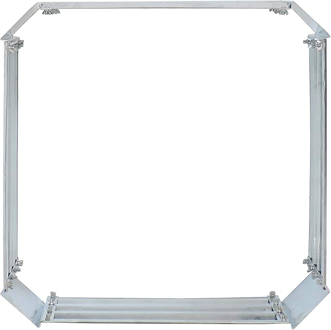 Sunnydaze 11.75" H Raised Metal Garden Bed - Galvanized Raised Garden Bed Outdoor for Vegetables and Flowers - Silver - Square