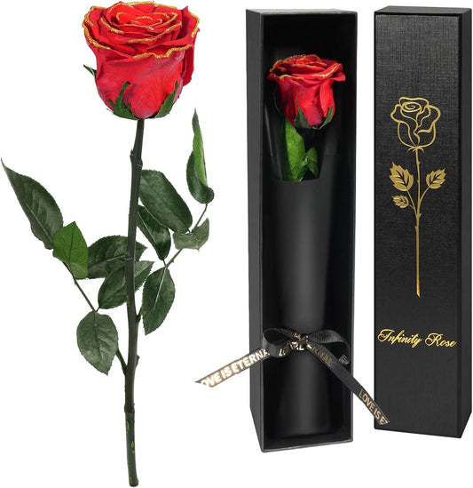 Yamonic Rose Gifts for Women, Mothers Day Rose Flowers Gifts for Mom, Real Flower Birthday Gifts for Women,Grandma,Girlfriend,Christmas,Valentine's Day,Anniversary,Preserved Flowers for Delivery Prime