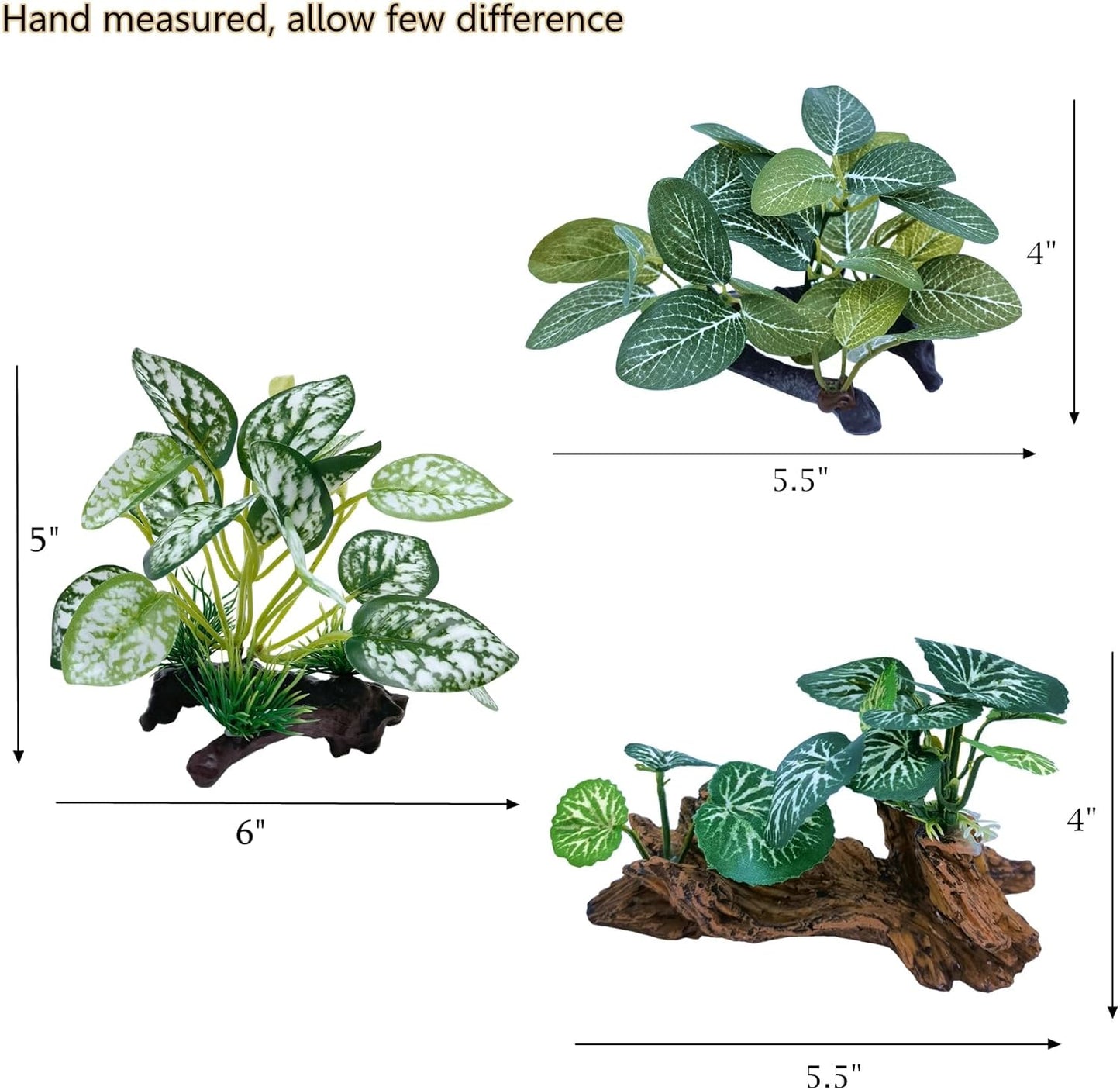 M2cbridge Artificial Fish Tank Plants Silk Aquarium Plant Aquatic Water Grass Foreground Decor (3PCS Green Grasses)