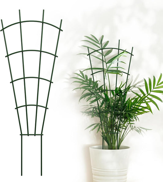 6-Pack Metal Trellis for Potted Plants, 43" Heavy Duty Garden Trellis for Climbing Plants, Rustproof Powder Coated Indoor/Outdoor Trellis for Climbing Vines, Flowers, Houseplants