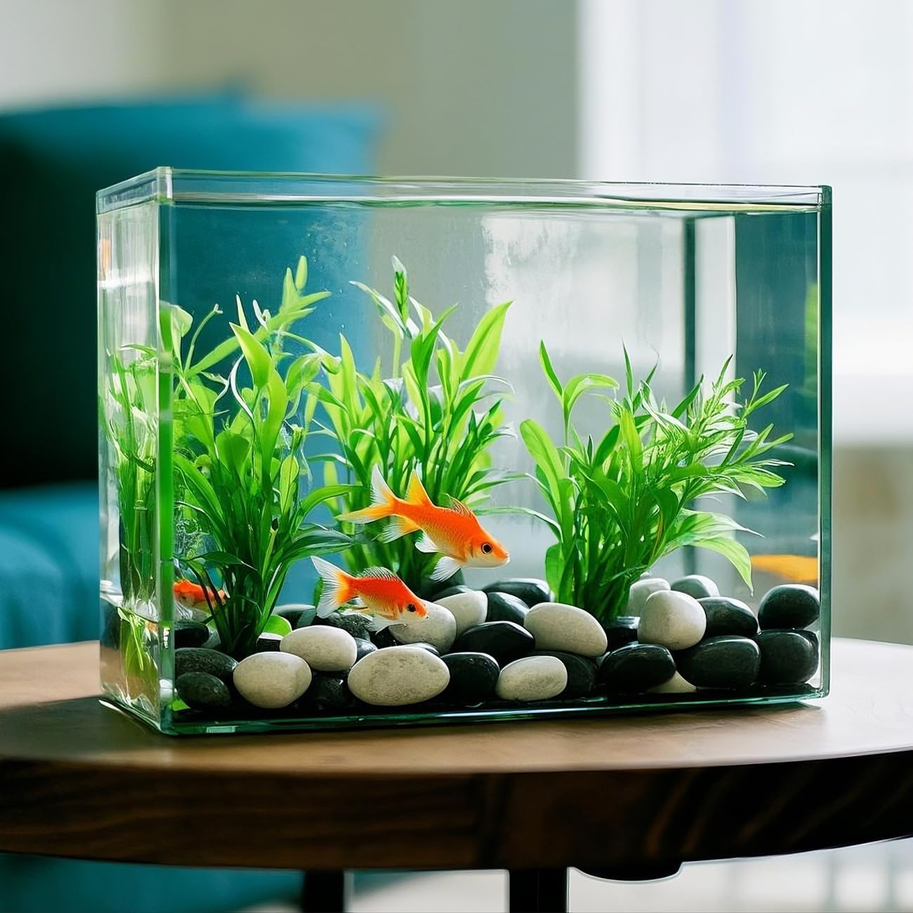 5 Lbs River Rocks for Plants,0.4-1.2 Inch Decorative Ornamental Pebbels, High Polished Stones for Garden Landscaping, Smooth Gravel Filler for Outdoor Plants, Succulents, Fish Tank and Vases, White