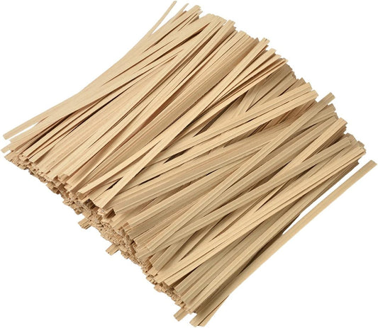 DGTANGYIN 500 Pcs 5" Kraft Paper Twist Ties,Bread Ties for Party Cello Candy Bread Coffee Bags Cake Pops