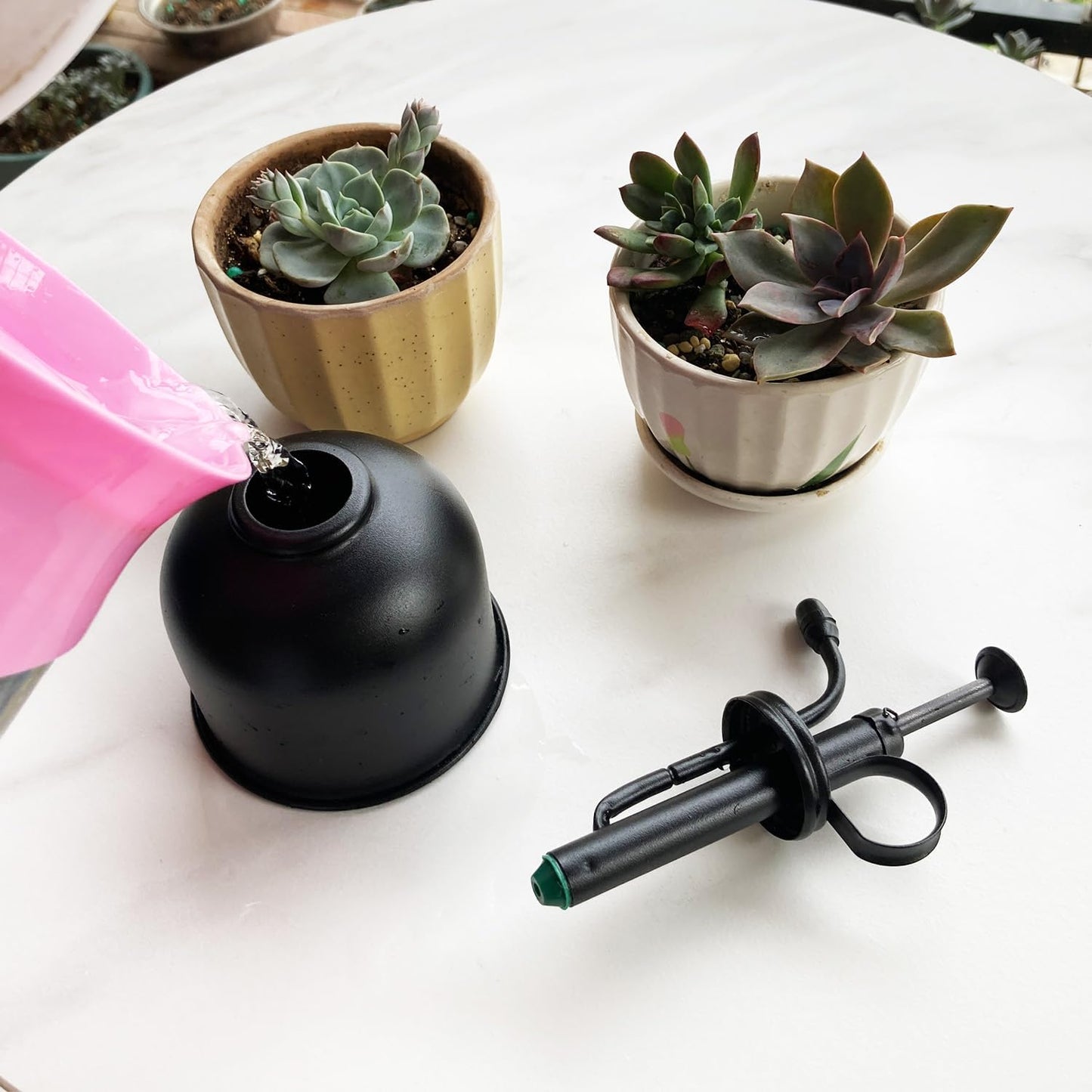 Brass Spray Lianshi can Plant Spay Bottle Inner Flower Spray Mister 300ml/10.56 oz 1pcs/Lot (Black)