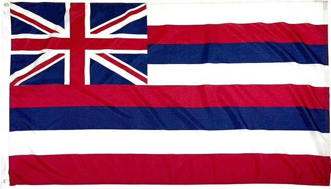 FlagSource Hawaii Nylon State Flag, Made in the USA, 4x6'