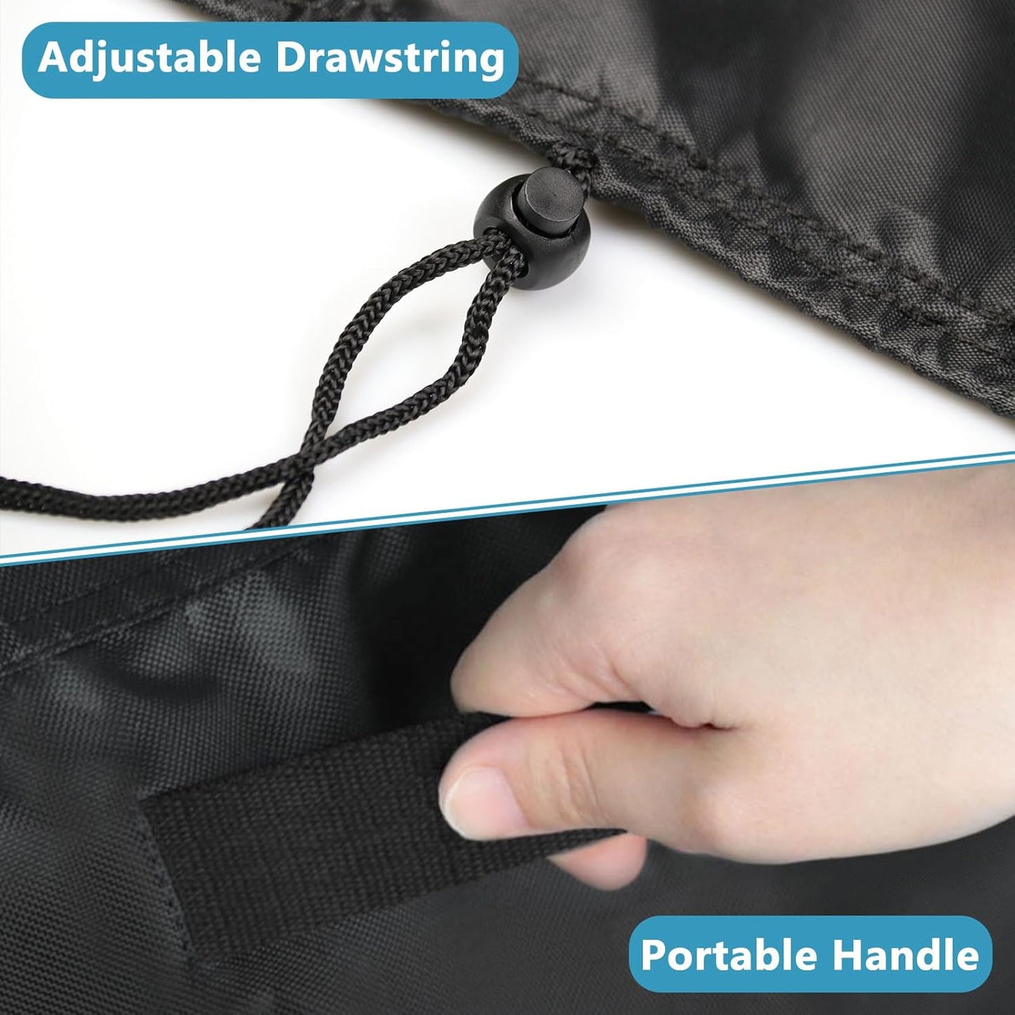 Kingling Grill Cover Fits for 6-Burner 87000 Propane Gas Grill, 44 inch Waterproof & UV Resistant Outdoor Griddle Cover Table Top Outdoor Grill Accessories - 44" L x 25" W x 21" H