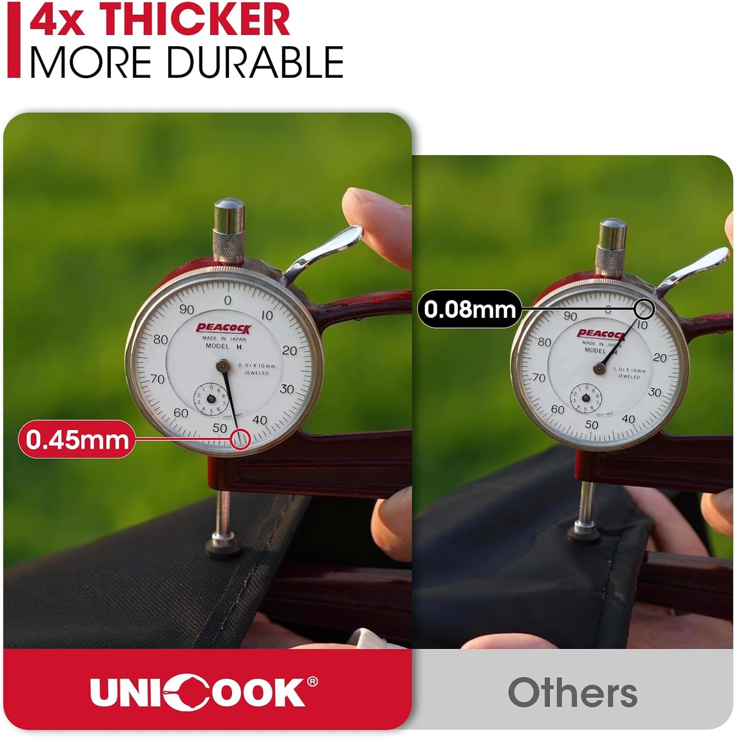 Unicook Grill Cover Compatible with Weber Summit 400 Series, Heavy Duty Waterproof Outdoor BBQ Cover 64 Inch, All-Season Protection Barbecue Gas Grill Protector, Compared to Weber 7108