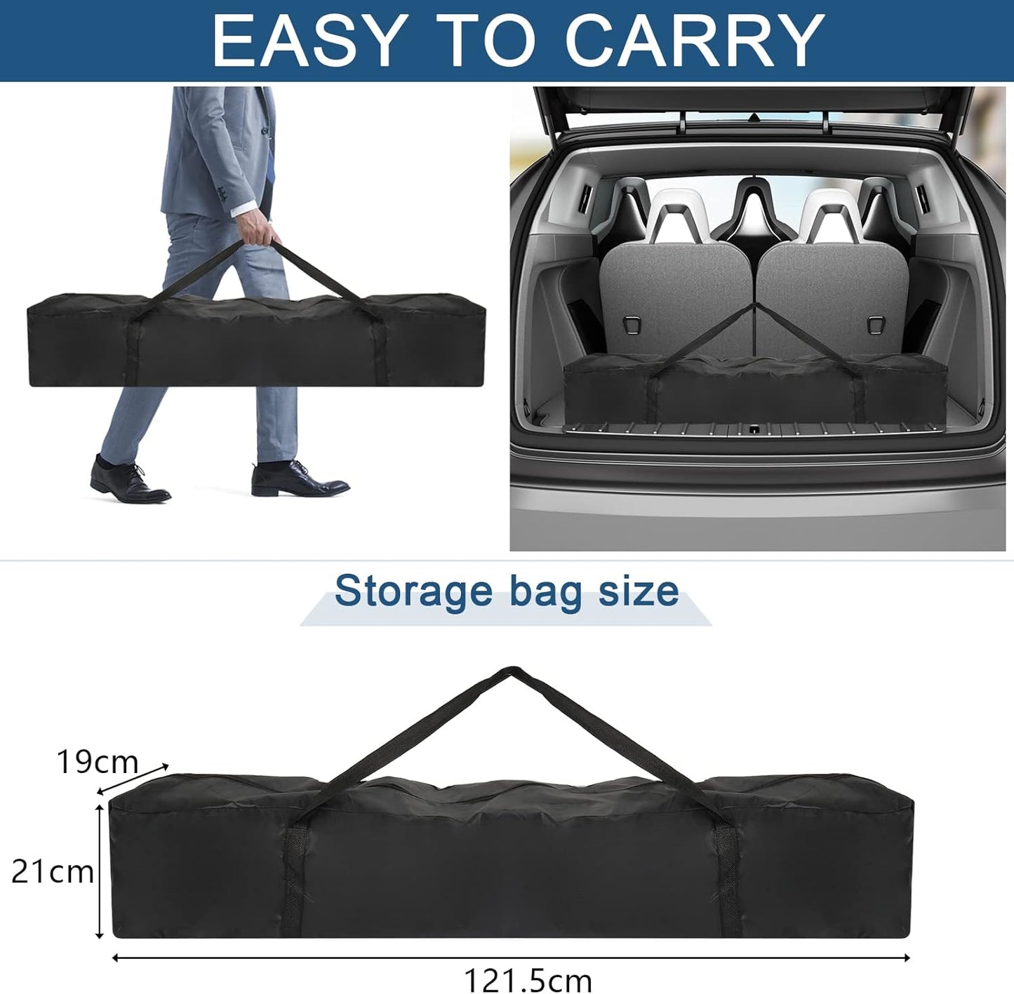 Outvita 6.5x6.5ft Pop Up Canopy Tent, Outdoor Instant Shelter Folding Canopy with Carry Bag for Commercial Events, Party, Backyard BBQ, Camping Blue