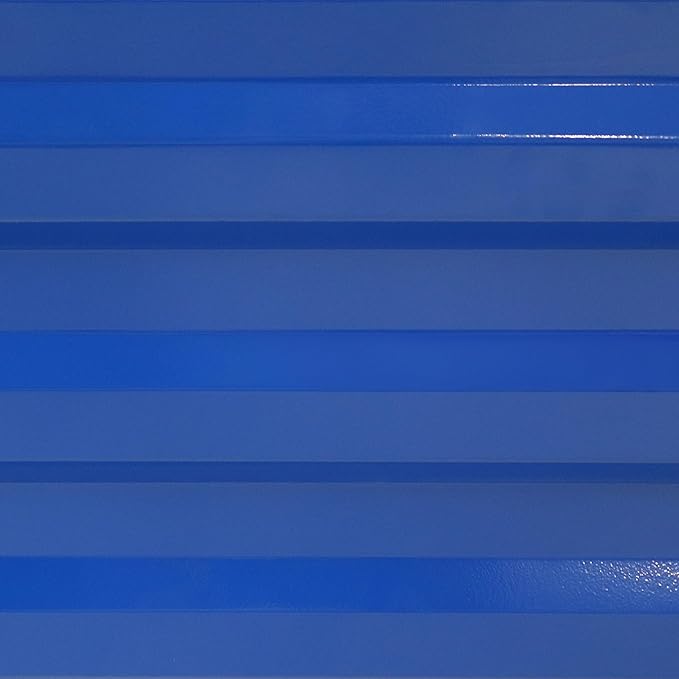 Sunnydaze Galvanized Raised Garden Bed - Metal Raised Bed for Gardening - Outdoor Planter Box for Flowers, Plants, and Vegetables - Blue - 48" W x 36" D x 12" H Rectangle